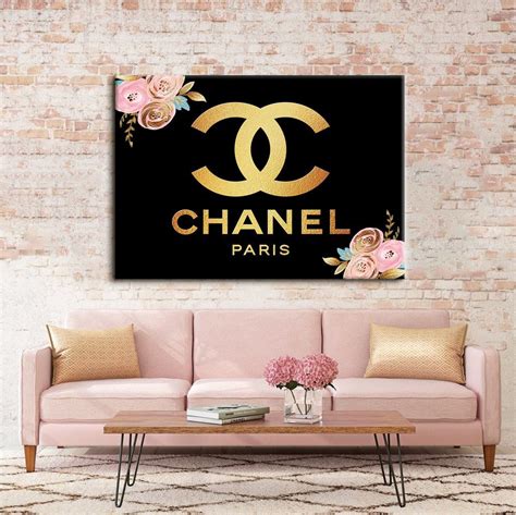 chanel wall art|chanel wall art images.